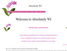 Tablet Screenshot of absolutelywi.co.uk